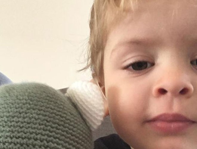 Fotka malého Jakubka, ktorému Lidl pomohol v rámci projektu Od začiatku v dobrých rukách