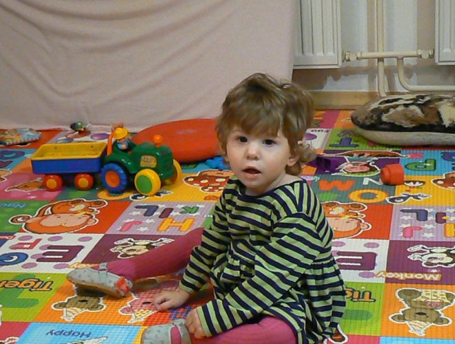 Fotka malej Emmky, ktorej pomohol Lidl v rámci projektu Od začiatku v dobrých rukách