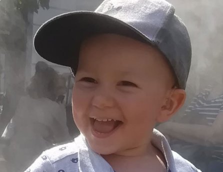 Fotka malého Jurka, ktorému pomohol Lidl v rámci projektu Od začiatku v dobrých rukách