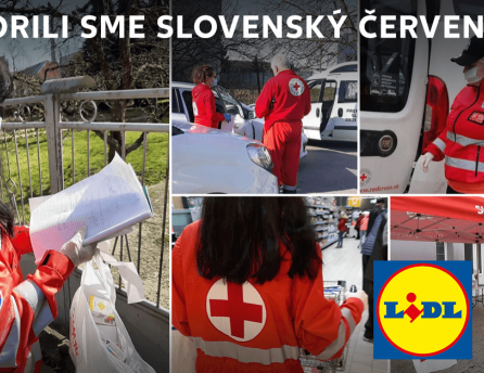 Spoločnosť Lidl sa spojil so svojim konkurentom a spoločne podporili Slovenský Červený kríž