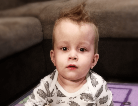 Fotka malého Maxíka, ktorému Lidl pomohol v rámci projektu Od začiatku v dobrých rukách