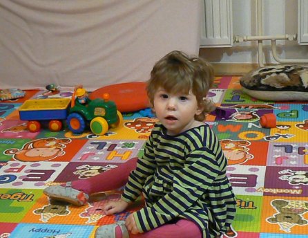 Fotka malej Emmky, ktorej pomohol Lidl v rámci projektu Od začiatku v dobrých rukách