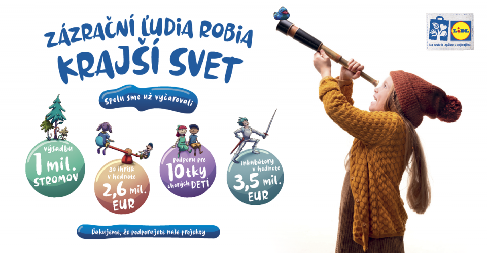 Lidl Zázrační ľudia robia krajší svet